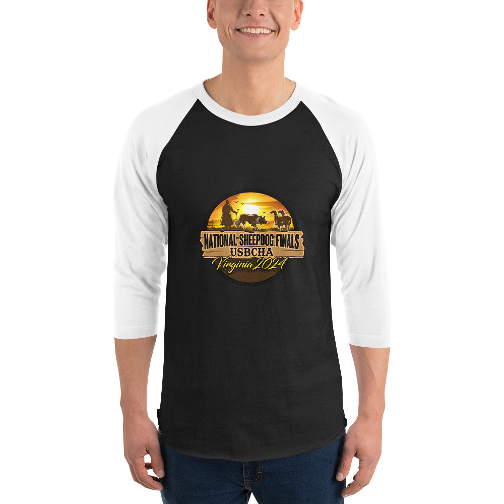 3/4 sleeve raglan shirt