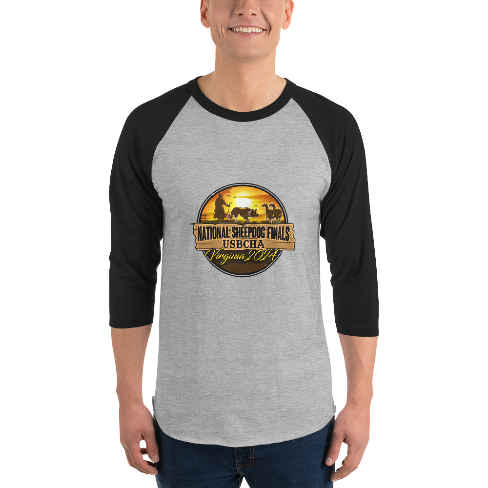 3/4 sleeve raglan shirt