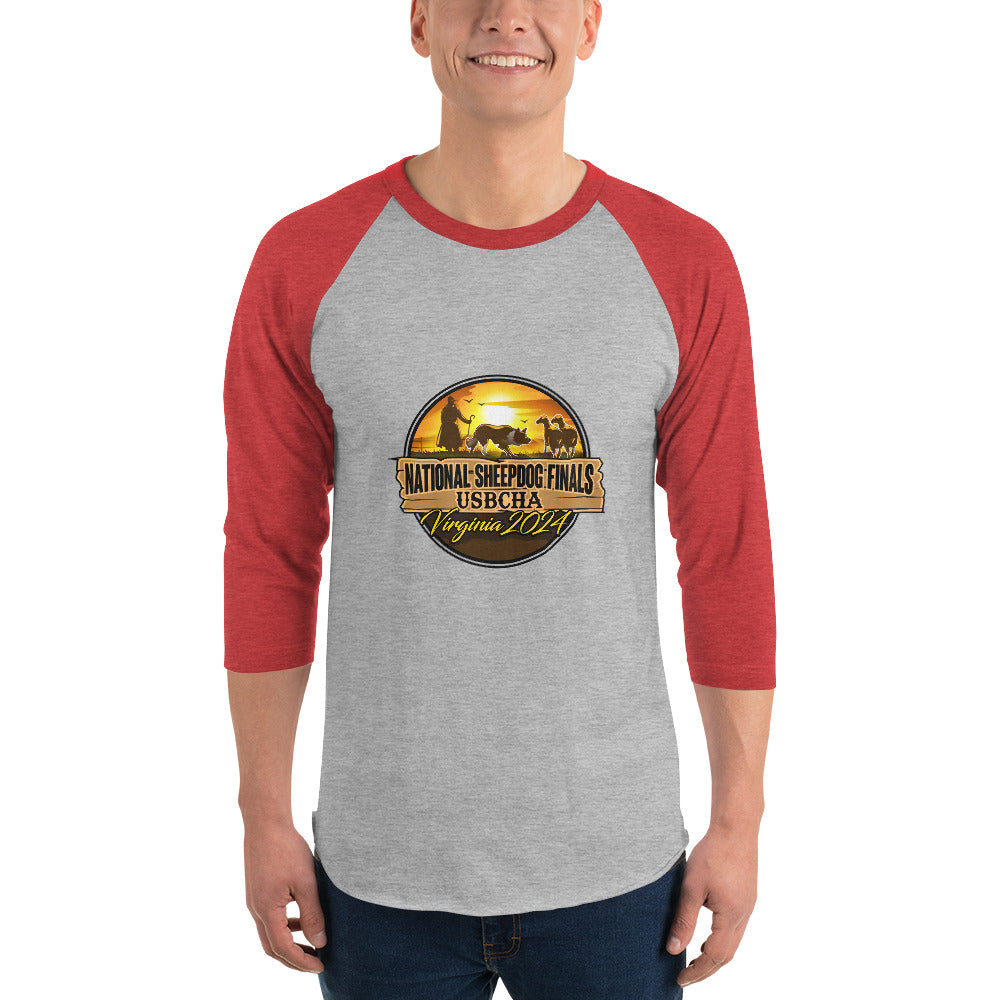 3/4 sleeve raglan shirt