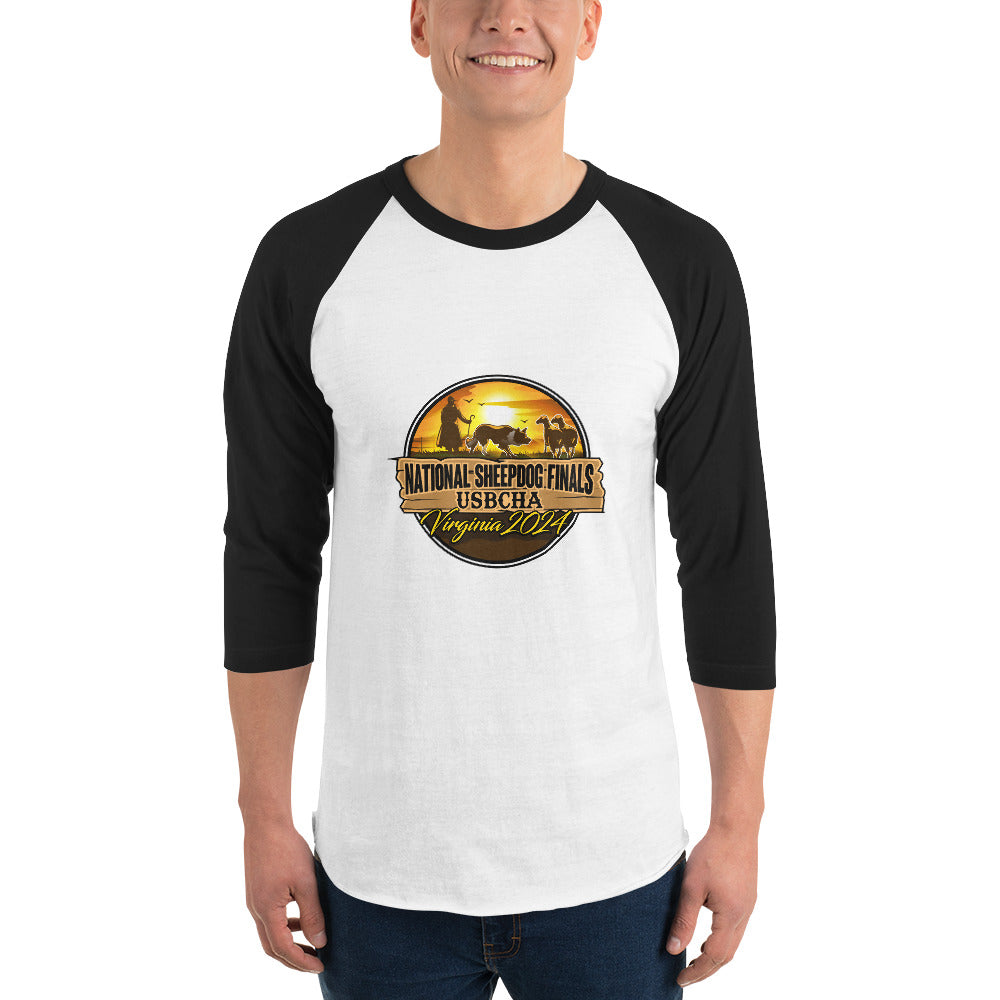 3/4 sleeve raglan shirt